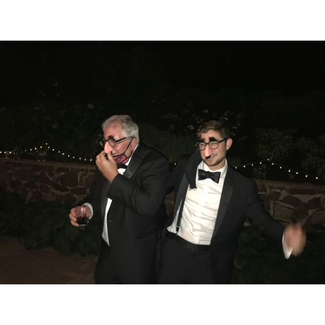 Brian brought the nose glasses that Donna and Scott had at their wedding 36 years ago.