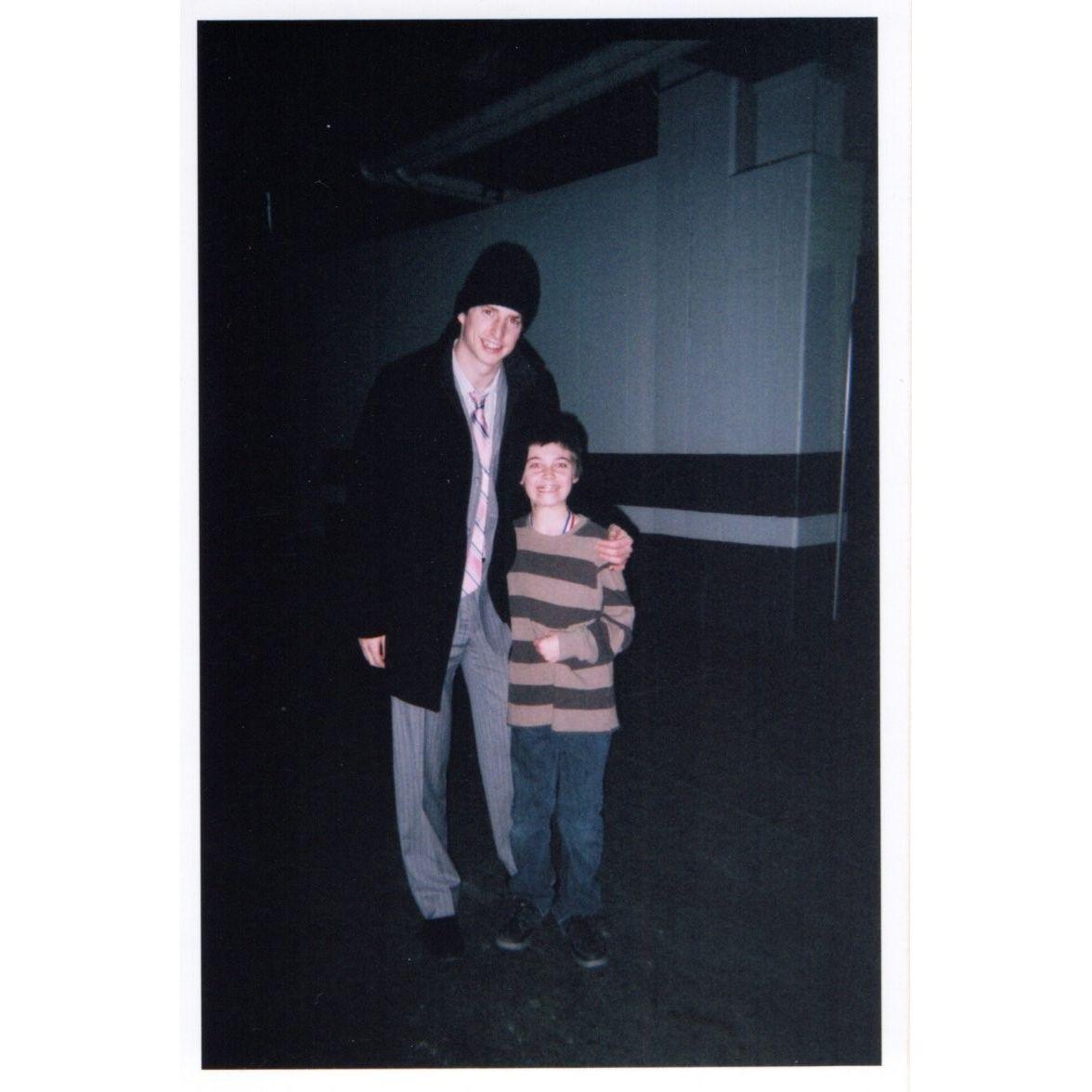 Matt getting to meet Colby Armstrong when he was little!