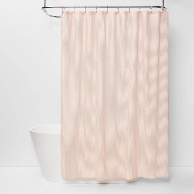 Stripe Shower Curtain Coral - Threshold™