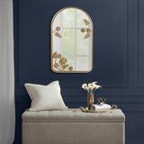 Adaline Arched Floral Wall Mirror