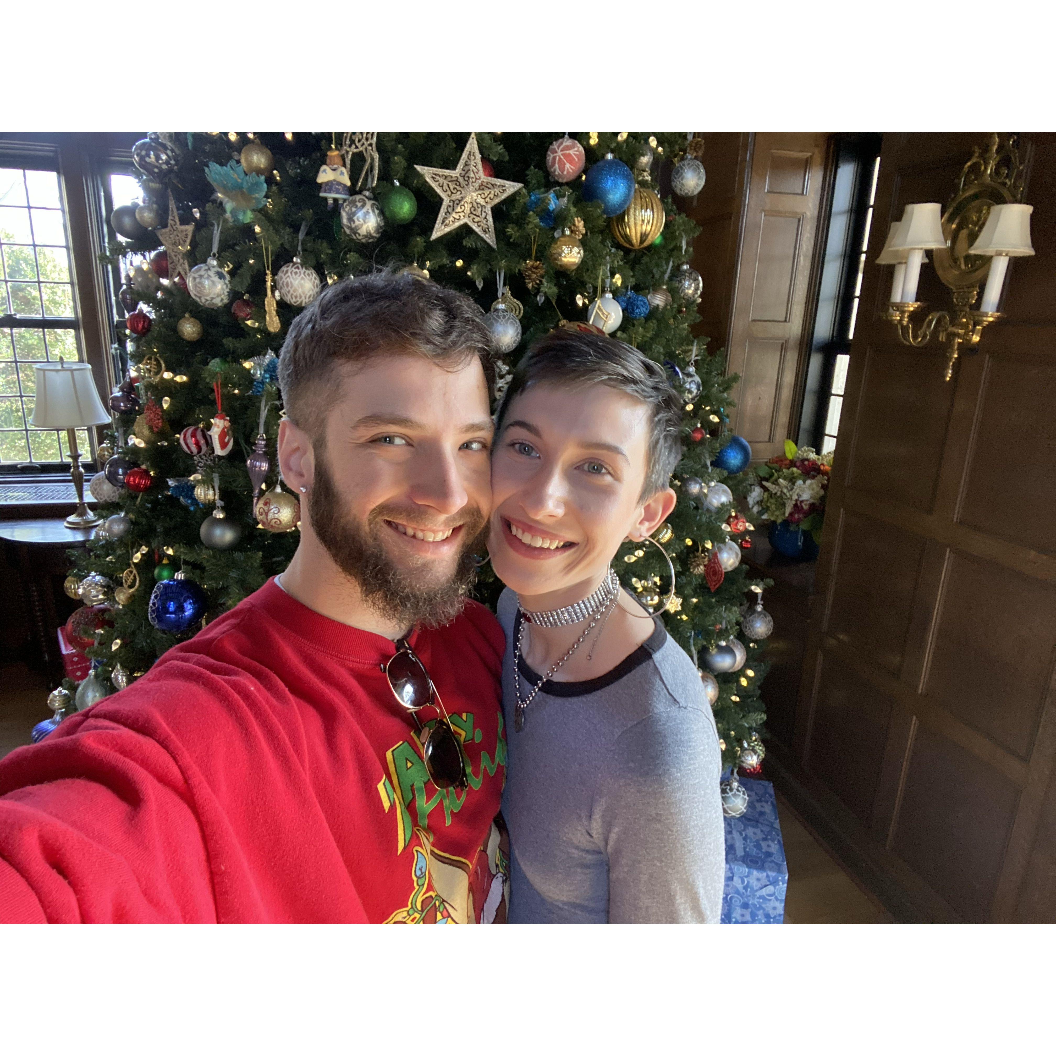 Seeing Adams family for Christmas. Maplewood, NJ. 2019