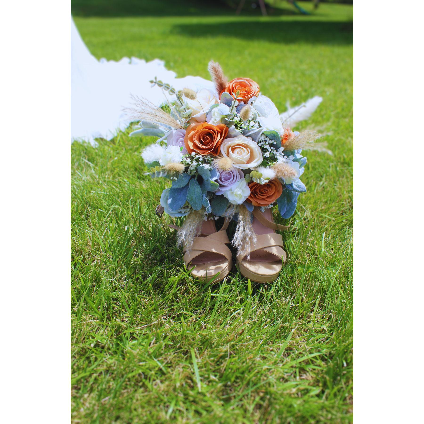 Bouquet with Shoes