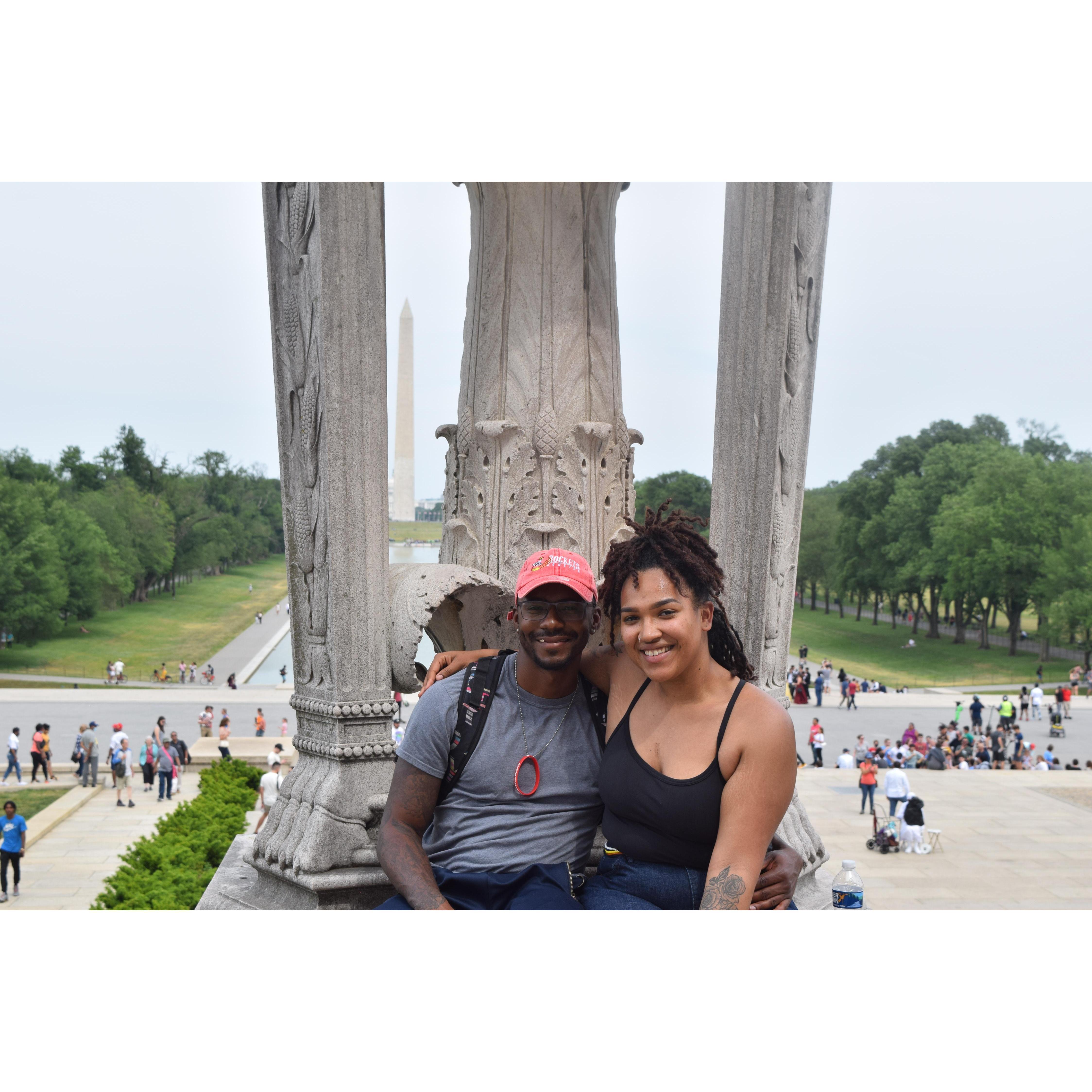 Walking around DC