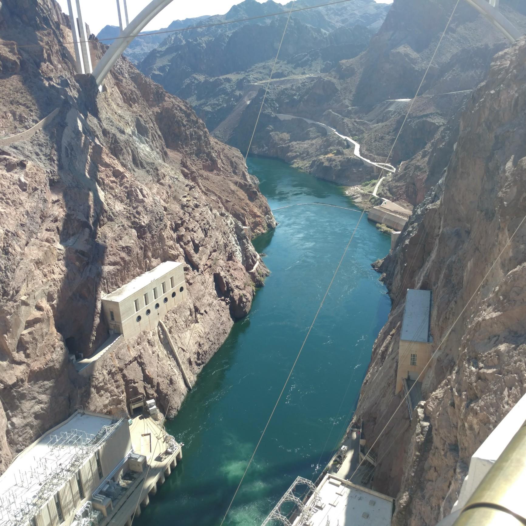 A shot from the Hoover Dam