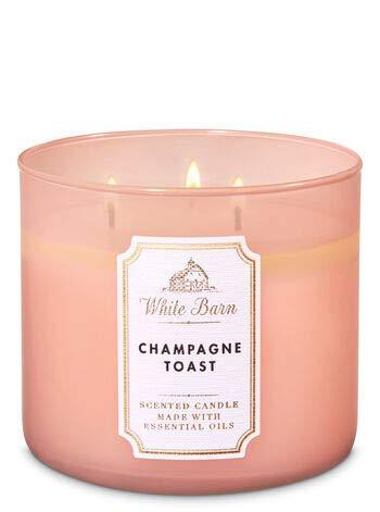Champagne Toast 3 Wick Candle ~ White Barn ~ Bath and Body Works