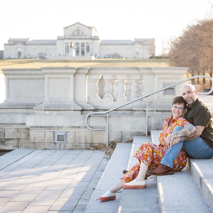 One of Beth's favorite spots for our engagement photos. Engagement photos all by Lynn Terry Photography.