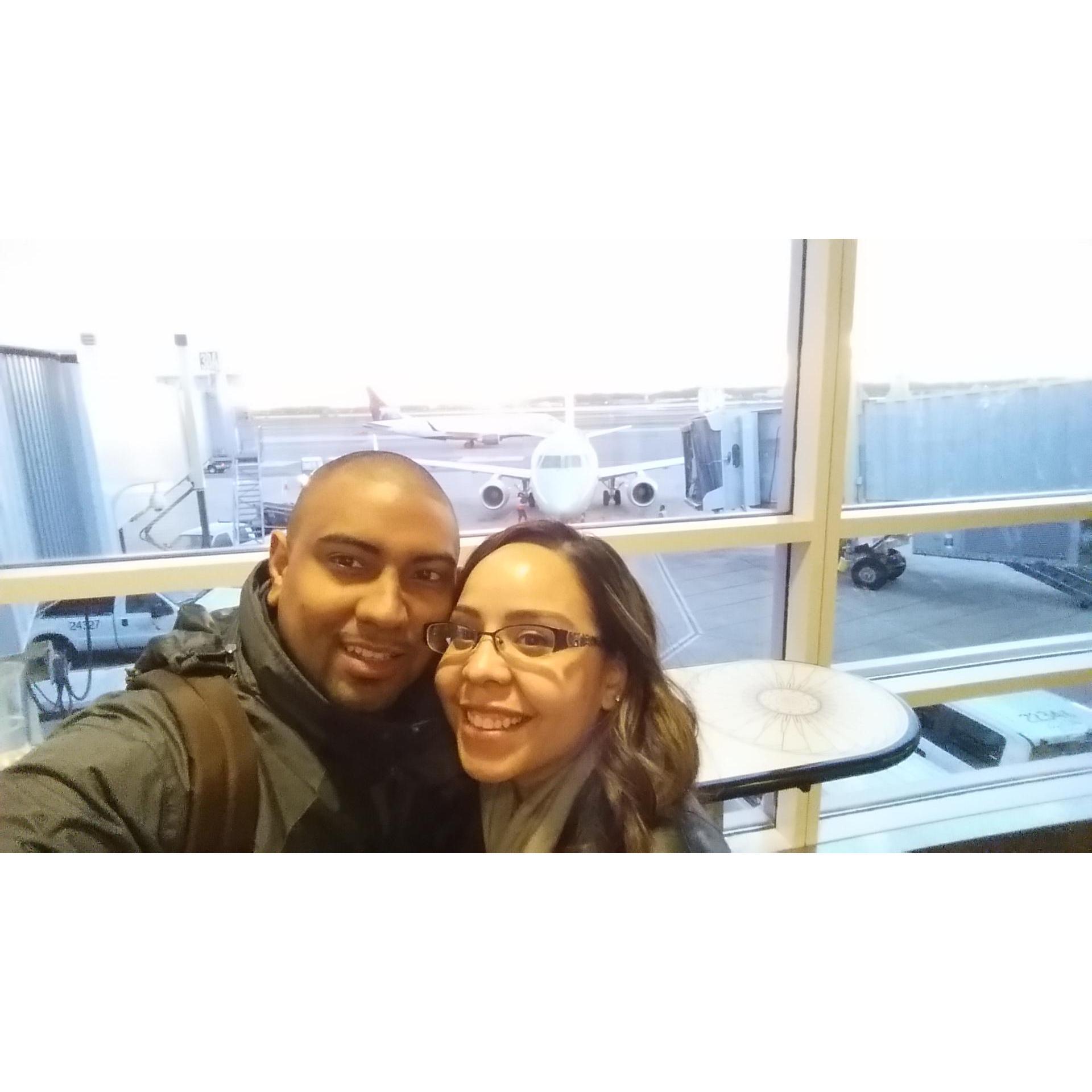 Ready to travel to new places together.