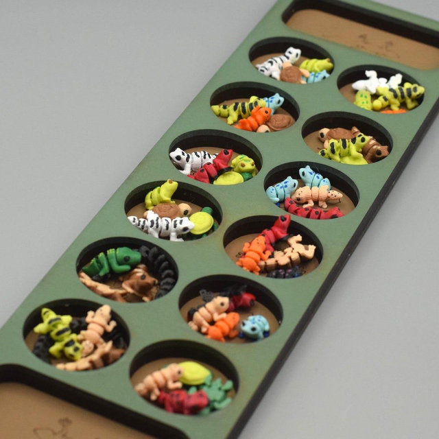 Reptile Mancala game fun Mancala Reptile gift Reptile game Lizard frog snake turtle game fun mancala reptile decor Cute mancala family game