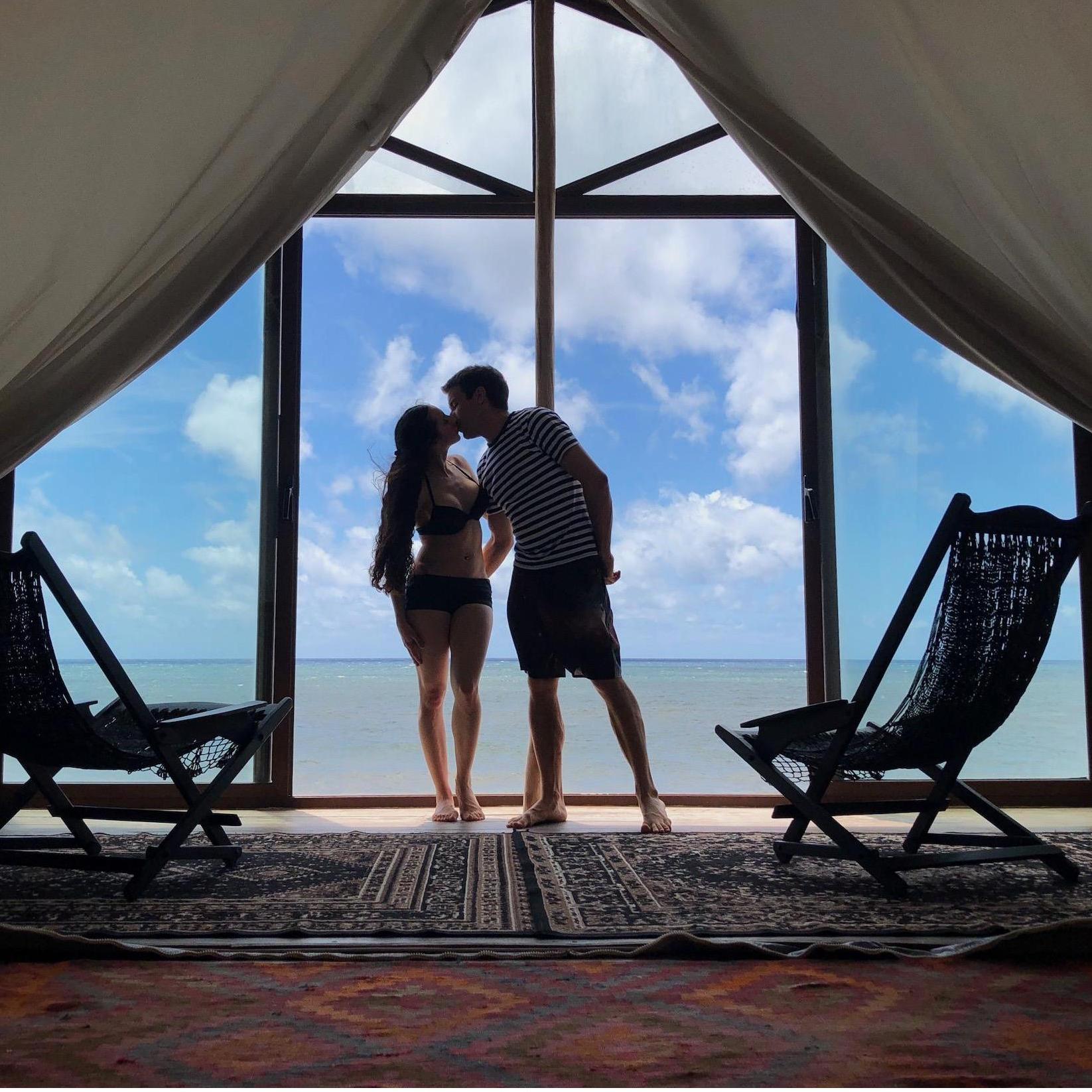 Our first international trip to Tulum, Mexico for Roya's birthday.
