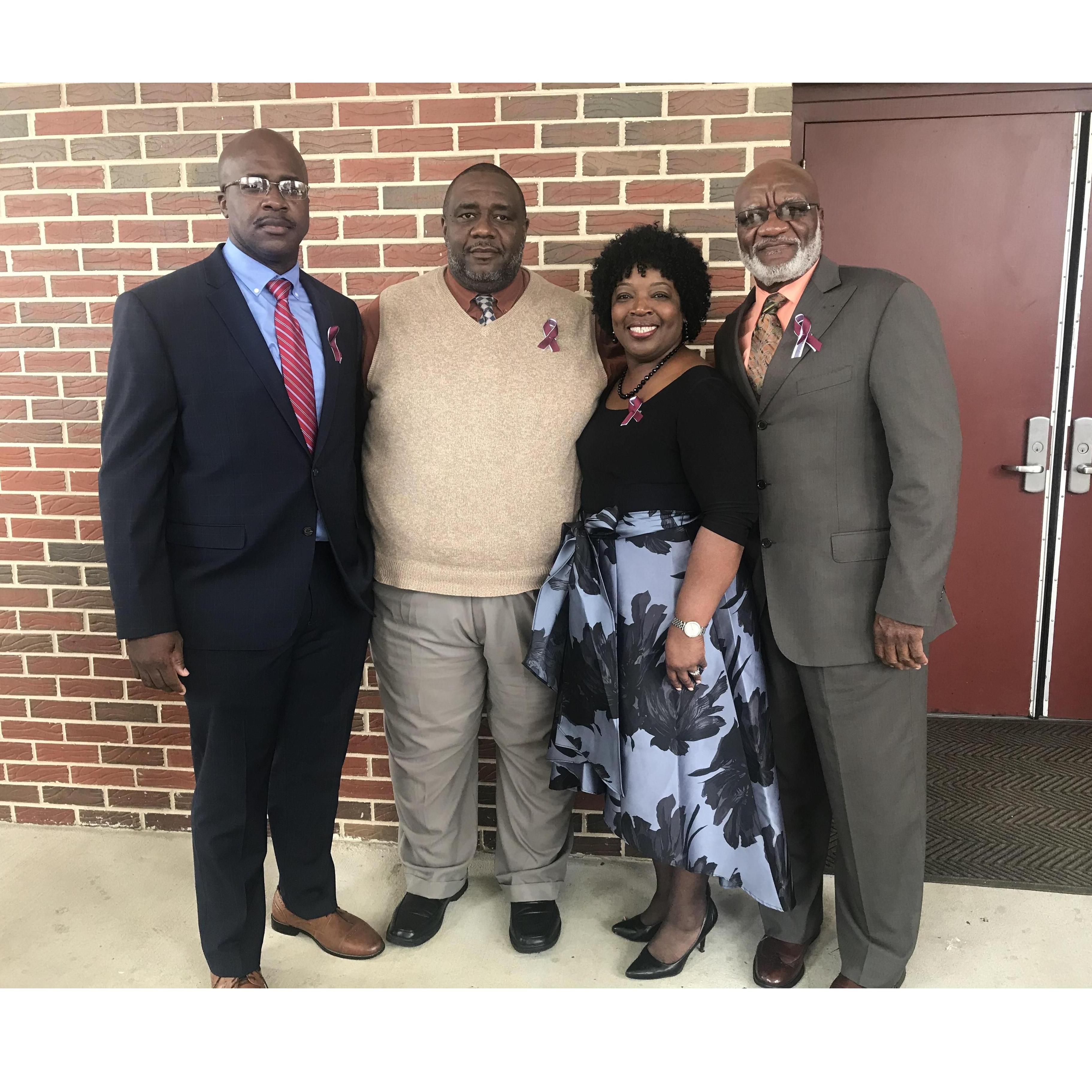 Church flow with my brothers Anthony & Dexter.