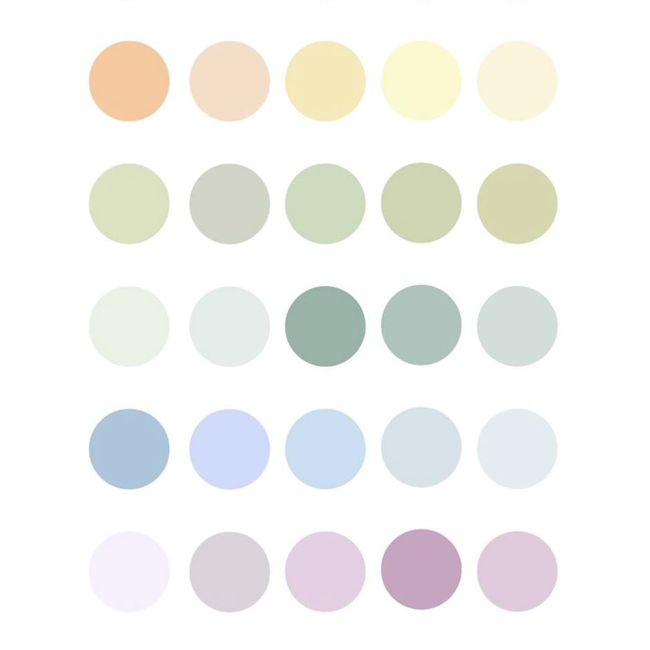 Guest colour palette (black included)!