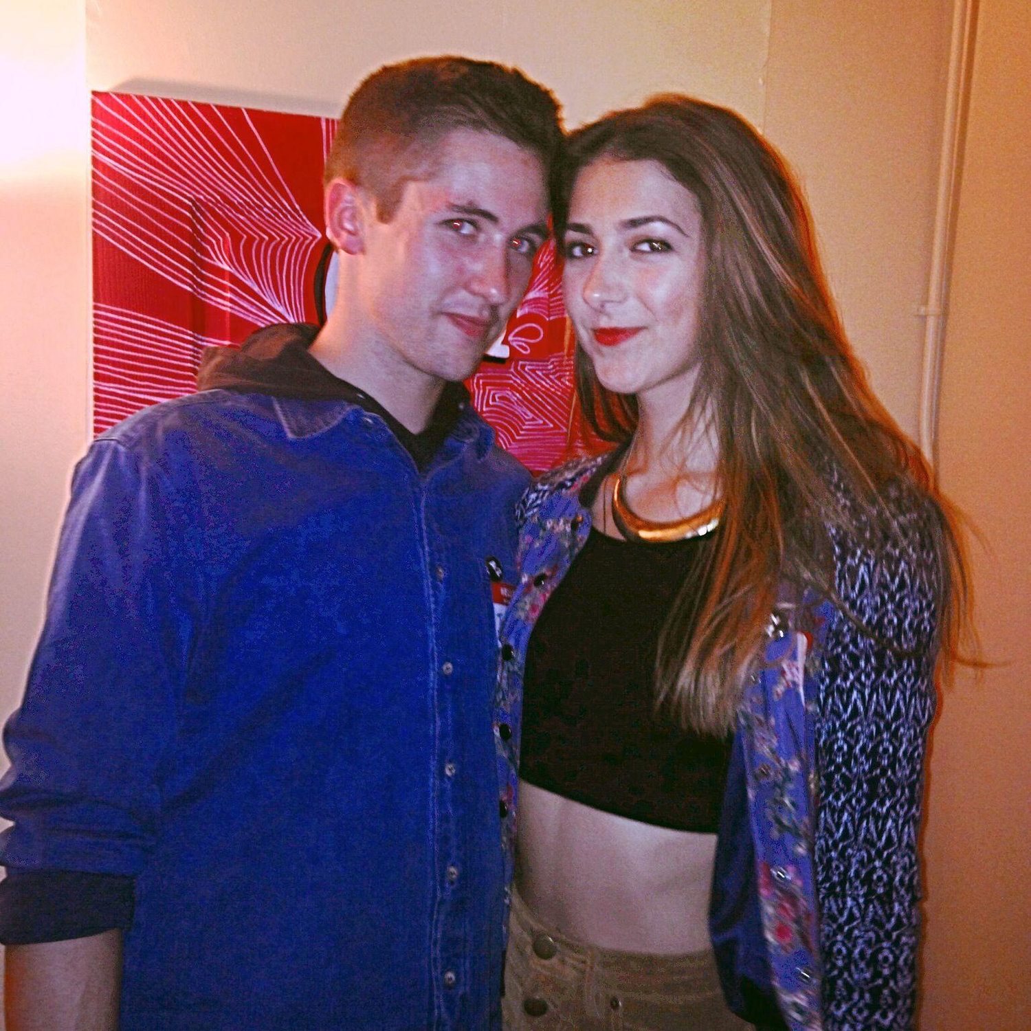 First real date at an art gallery in Wicker Park