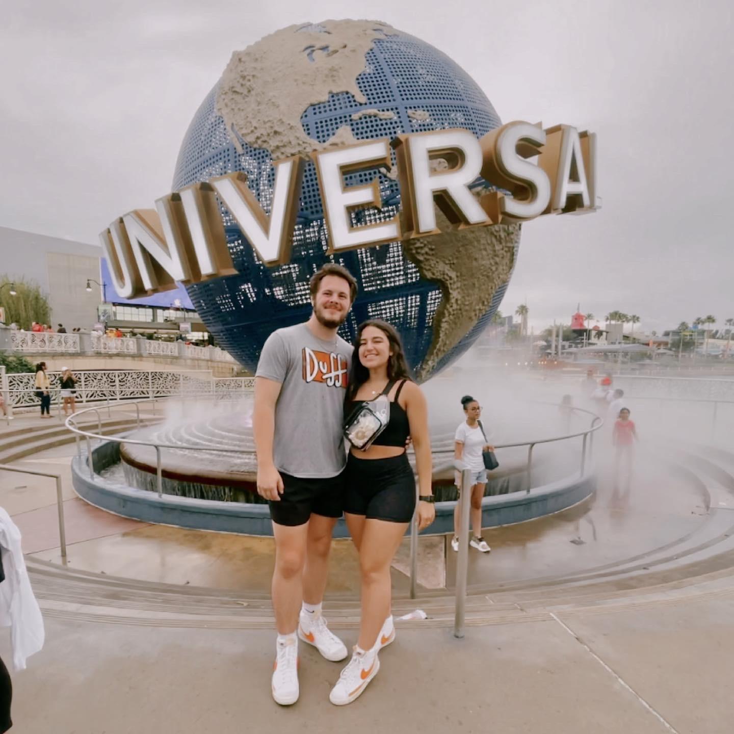 our first trip to universal together