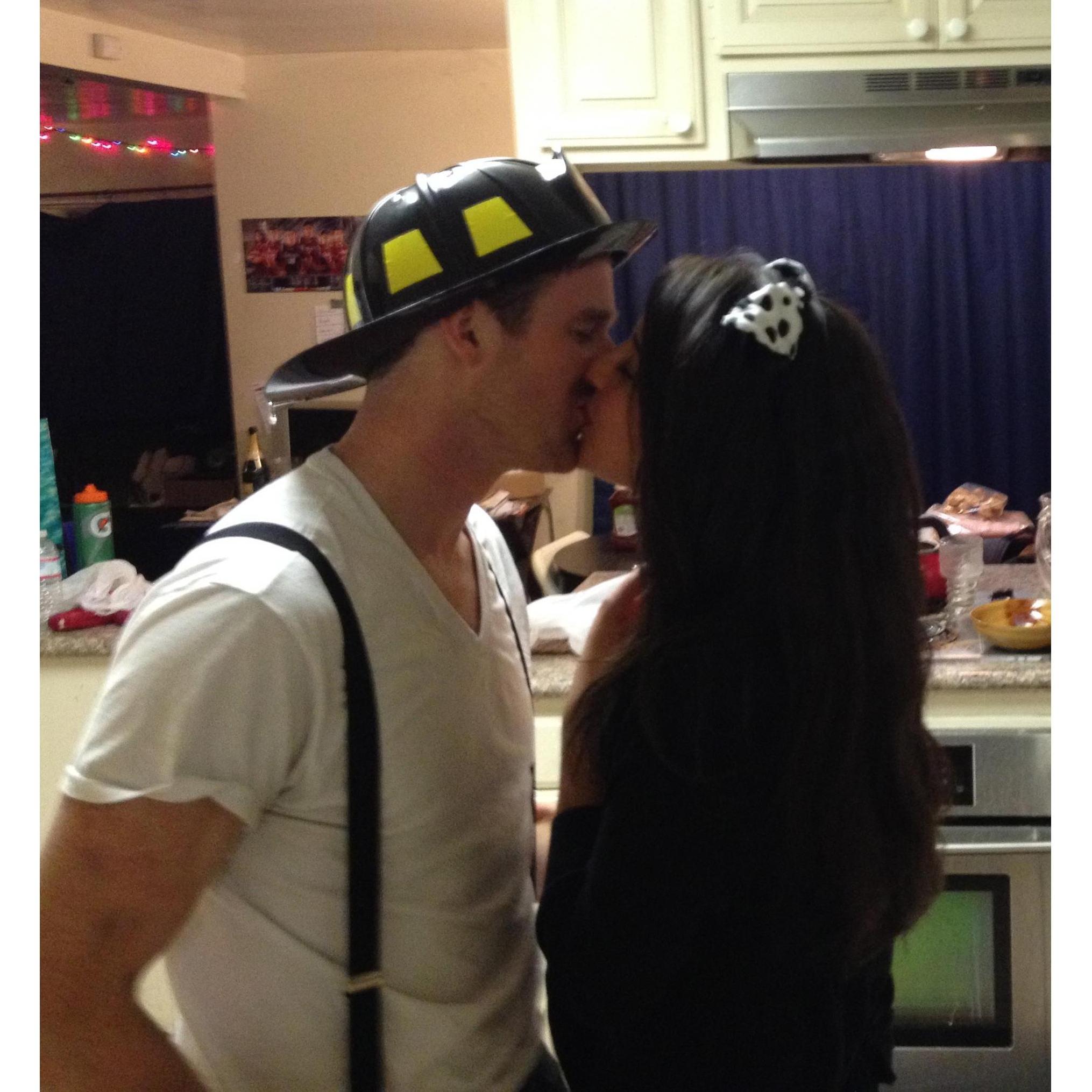 One year of knowing each other, one very gross frat house. So much fun :D Halloween 2014 (did I mention we have pictures of everything we ever did?? It's so hard to choose!)