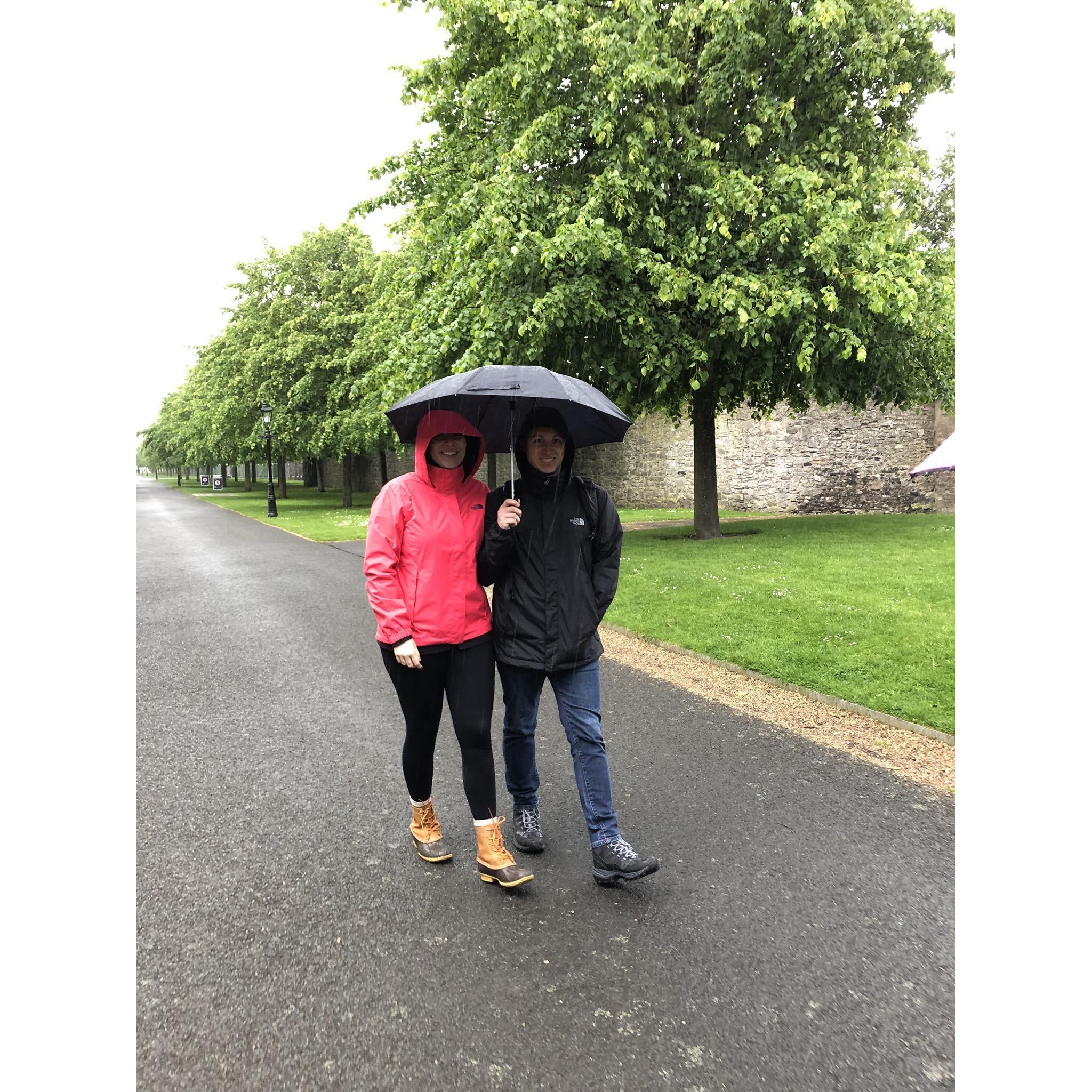 The Emerald Isle is green for a reason - but the rain didn't stop us from having a great time!