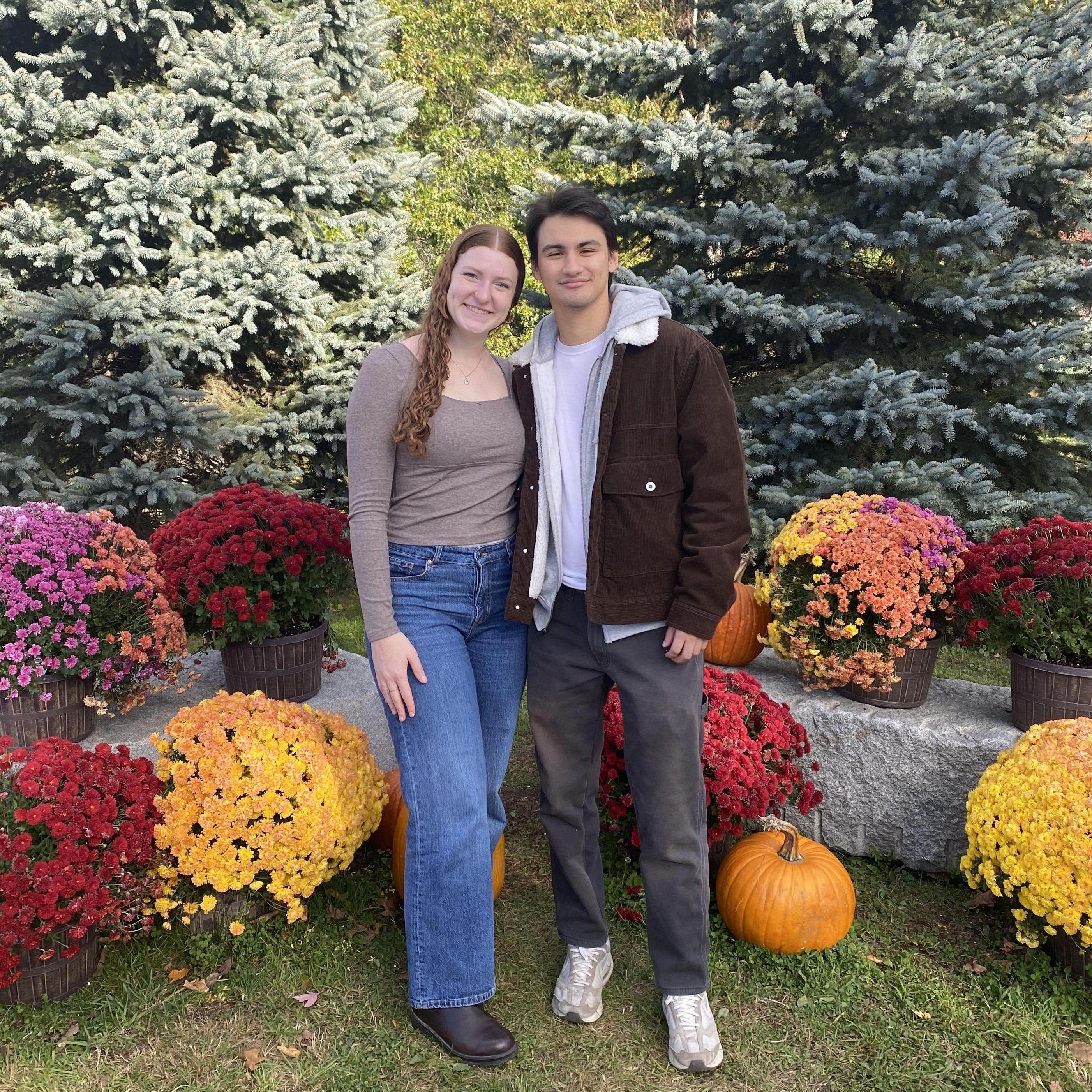 10.12.24 - Amy and Emanuel in Stowe, Vermont.