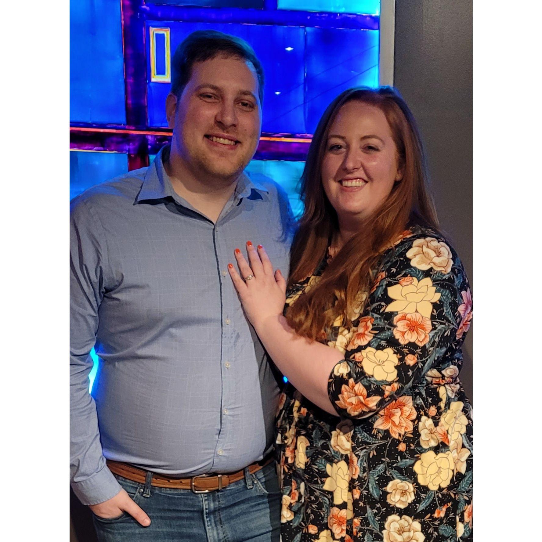 We're engaged - on Kelli's birthday, 2021!
