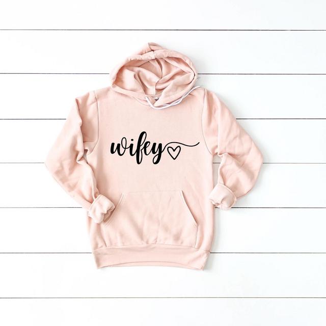 Wifey Sweatshirt, Wifey with Heart Hoodie,...