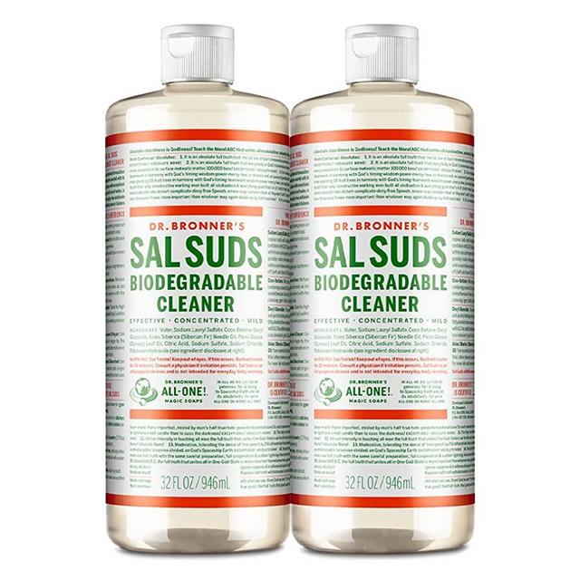 Dr. Bronner’s Sal Suds Biodegradable Cleaner – 32oz, 2 Pack