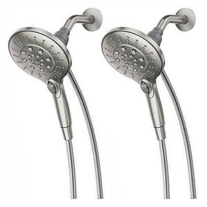 Moen 26112SRN Six-Function 5.5" Diameter Spray Head Handshower Showerhead, Spot Resist Brushed Nickel