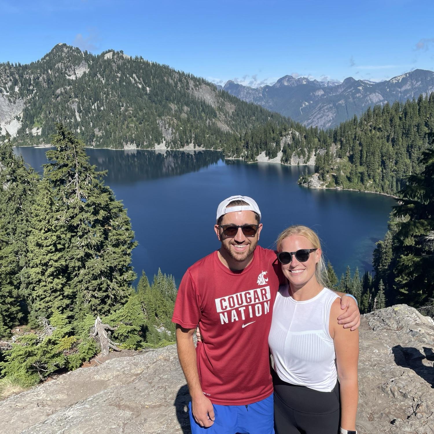 Our first date when Andrew convinced Kari he enjoyed hiking ;)