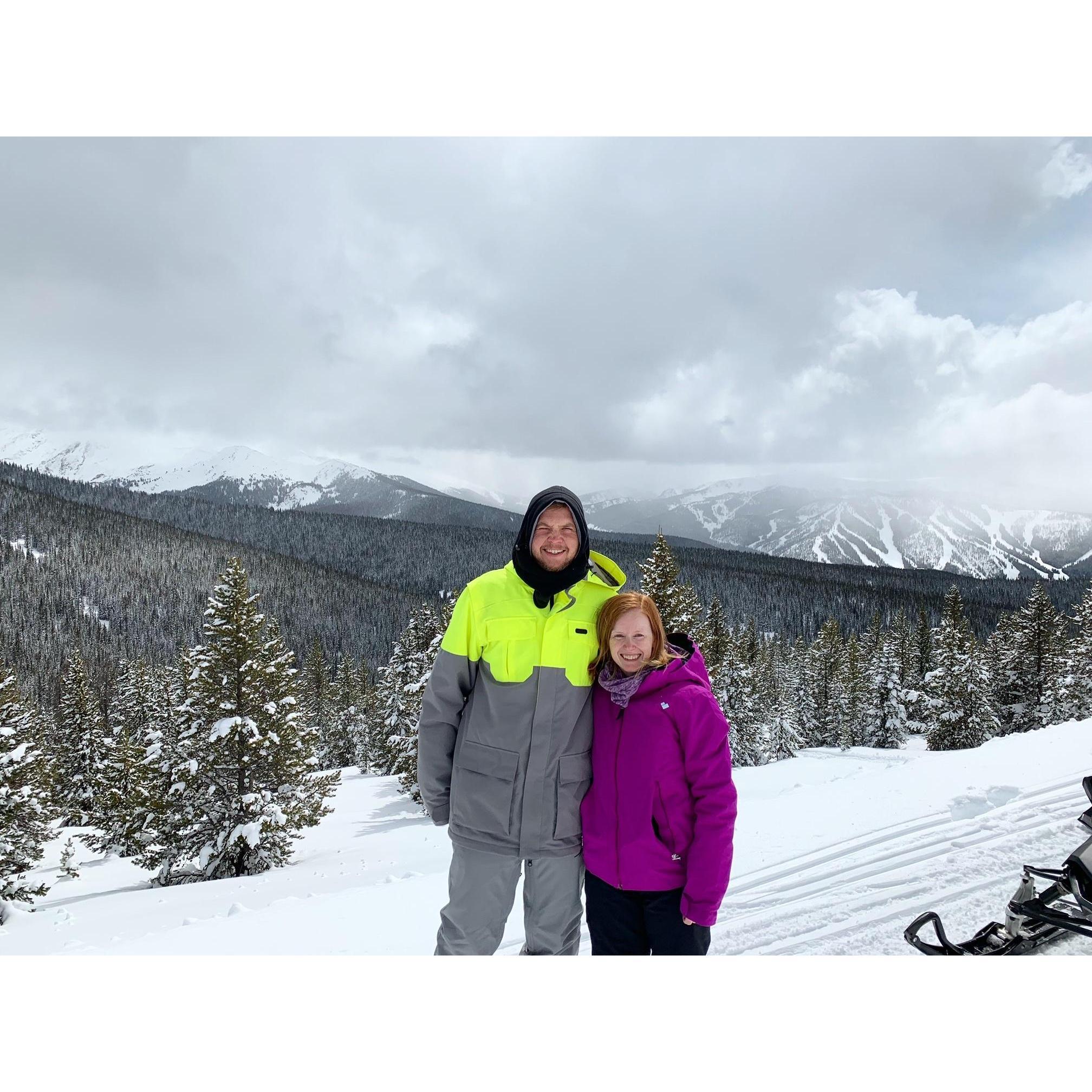 Snowmobiling to the Continental Divide - Winter Park, CO