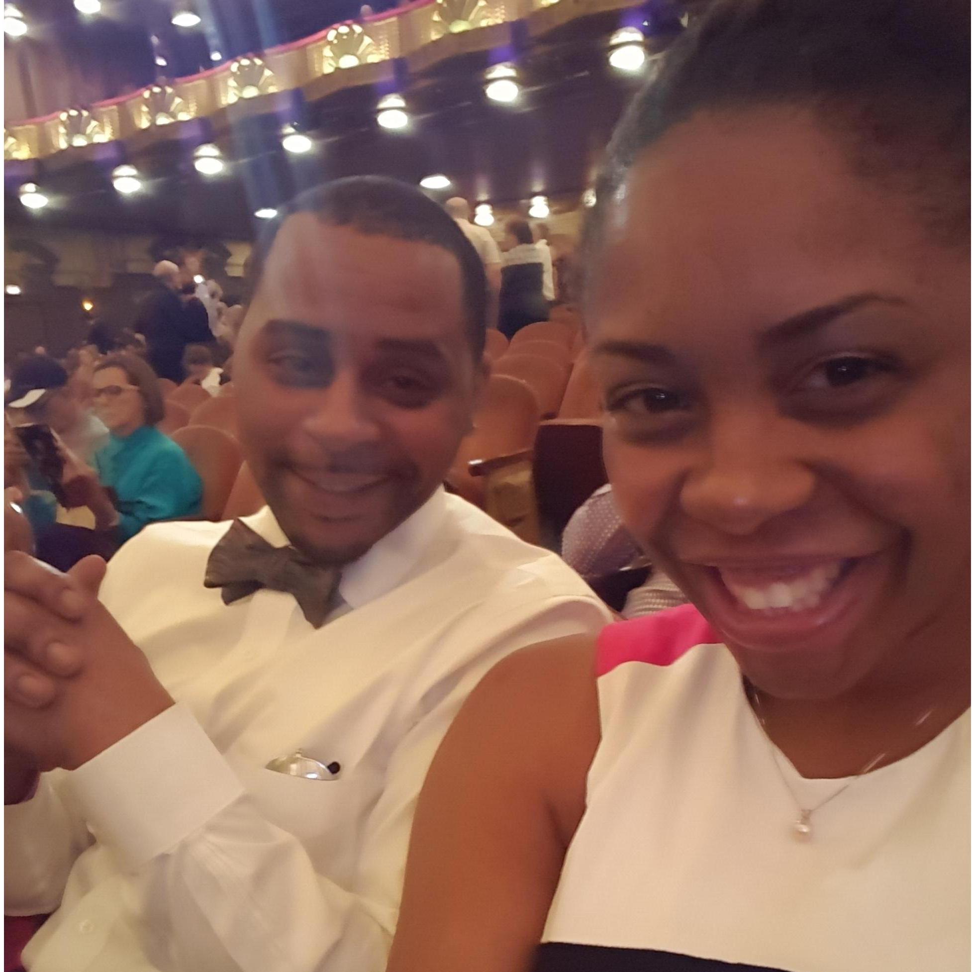 Our very FIRST date!! May 22, 2016. Lyric Opera of Chicago. "The King and I." He's so classy!