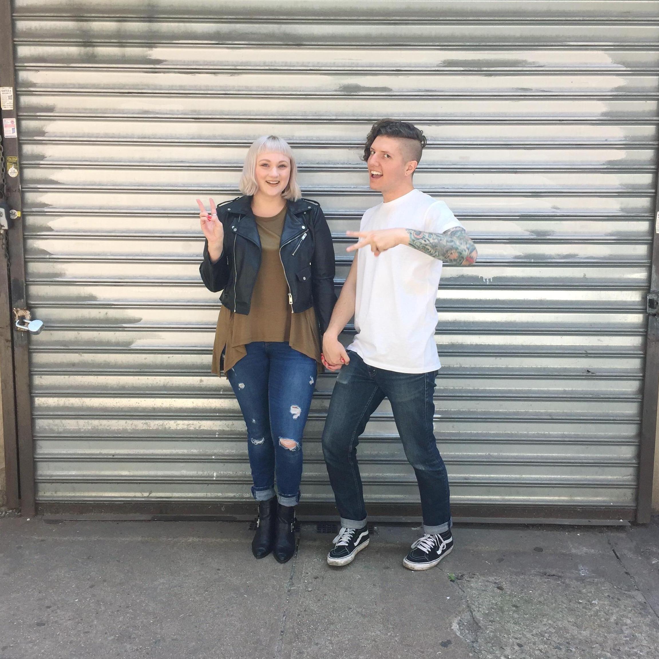 Before we left Queens for our first ever road-trip!