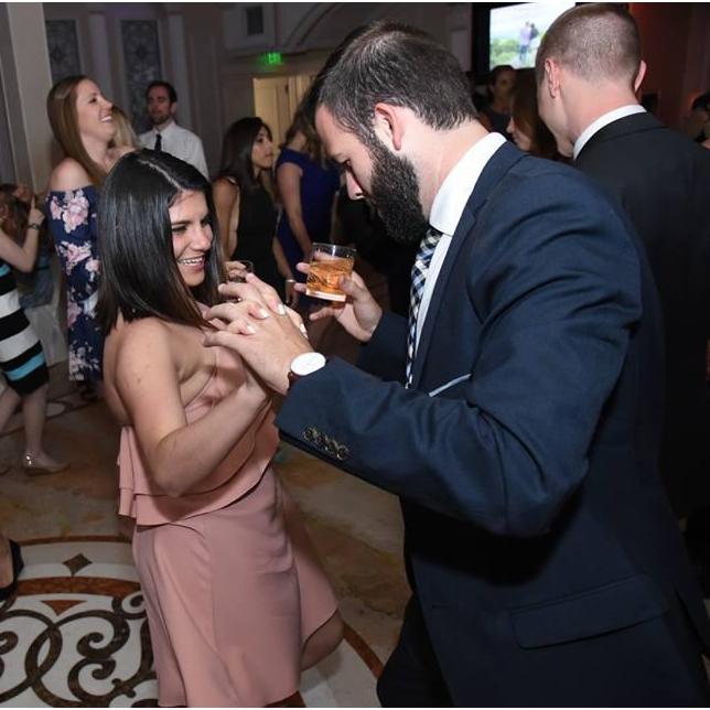 Dancing up a storm at the Bevard wedding in 2017