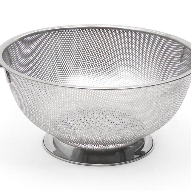 RSVP Precision Pierced Stainless-Steel 5-Quart Colander