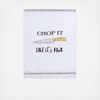 Chop It Like Its Hot Tea Towel