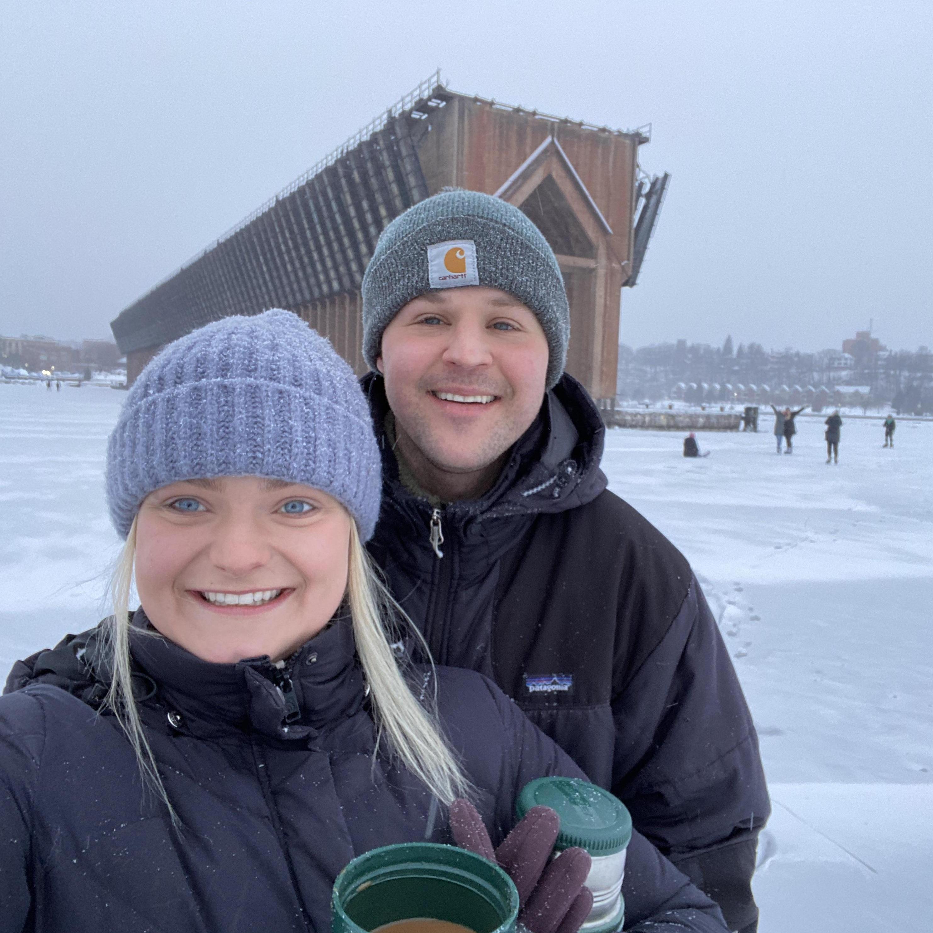 What a good spot for a hot cup of coffee!