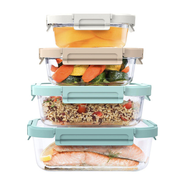Bentgo 8 Piece Glass Food Storage Set