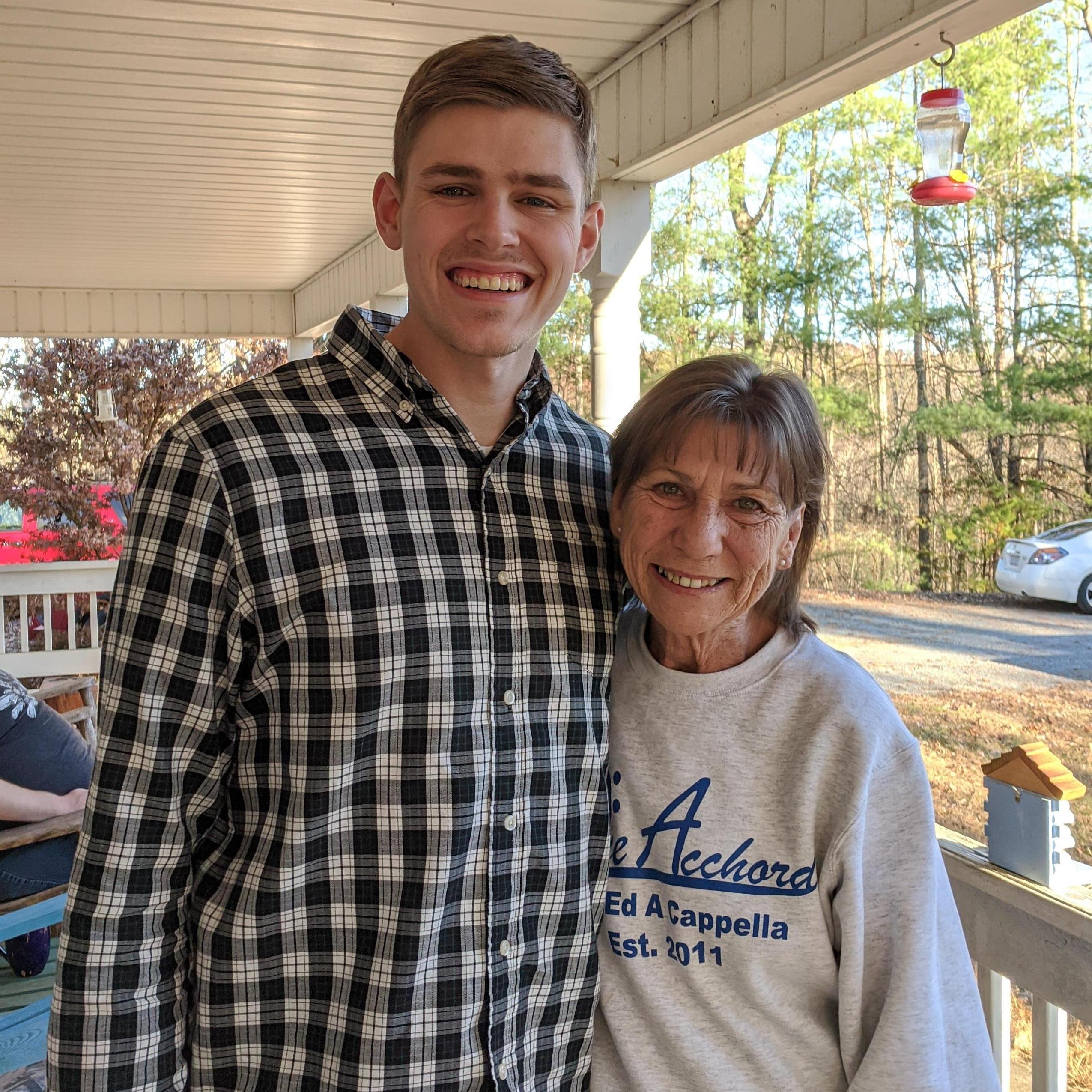 Casey with his Aunt Gogi