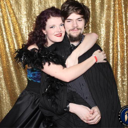 A shot from the photo booth at our Senior Gala