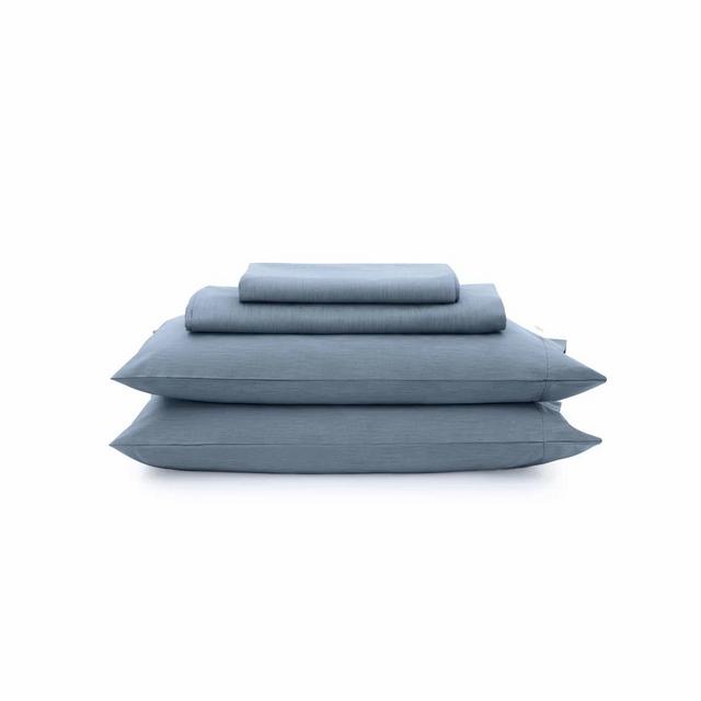 Organic Sheet Set- Queen Deep Indigo