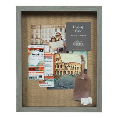 Distressed 12X15 Grey Shadow Box - Gallery Solutions