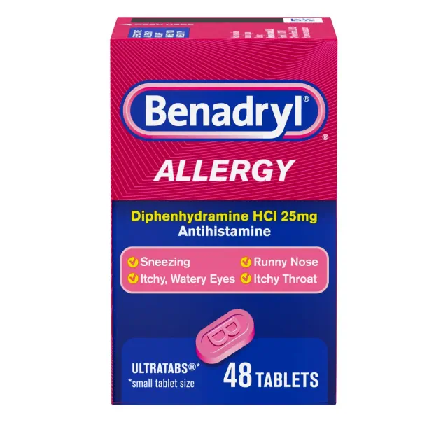 Benadryl Ultra Allergy Relief Tablets - Diphenhydramine - 48ct