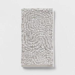 Performance Plus Bath Towel Gray Geo - Threshold™