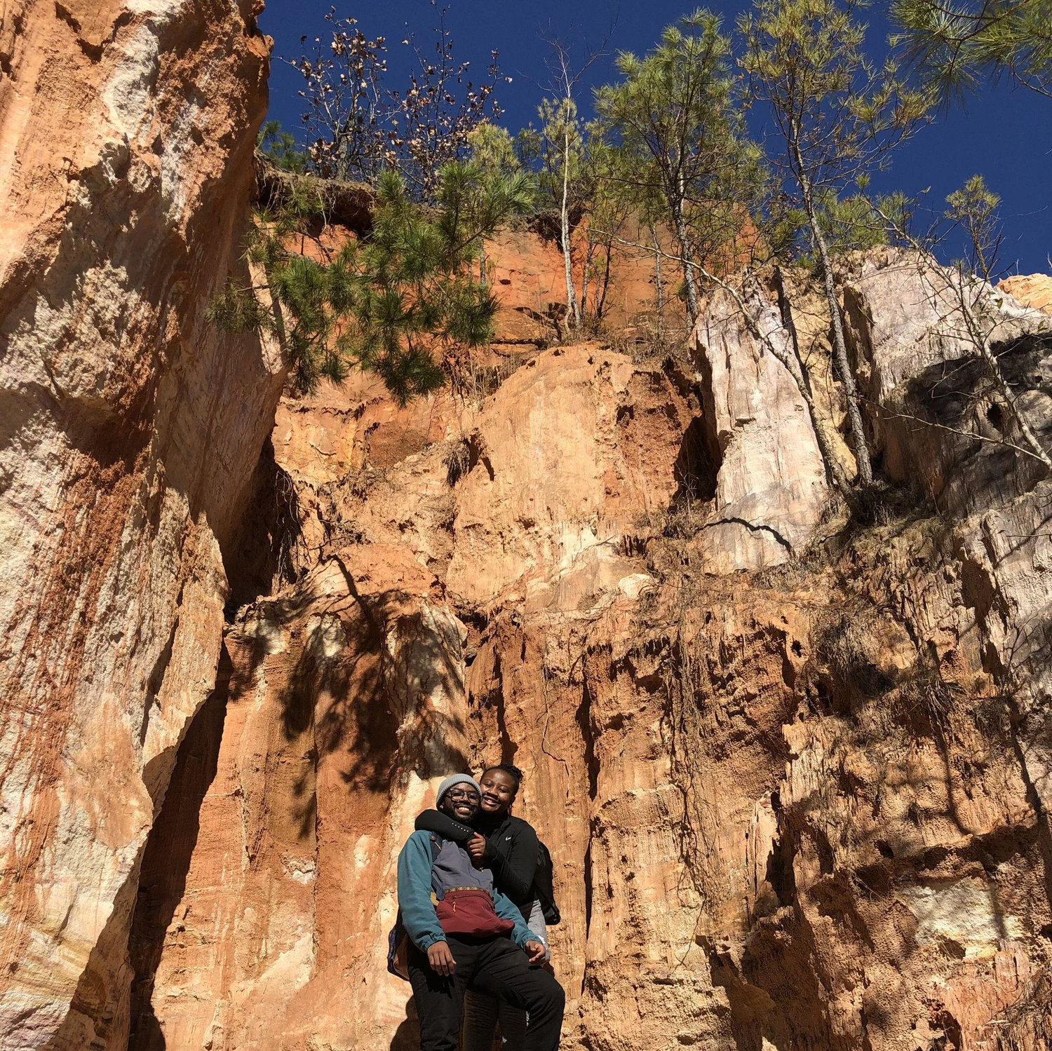 December 18th, 2020 - Alexea and Sir'Darius took a day trip to Providence Canyon State Park in Lumpkin, Georgia. Sir'Darius said, "You better hold on tight, spider monkey"! (iykyk ;p)
