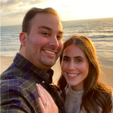 Post Engagement Golden Hour in San Diego