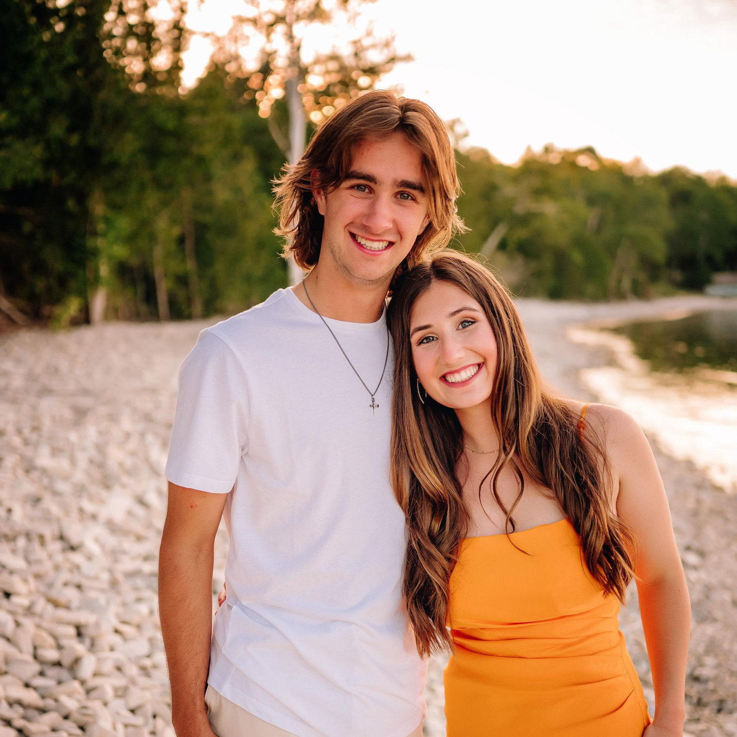 2022: Senior Photos in Door County, WI going into our senior year!