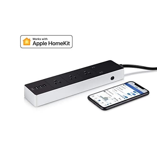 Eve Energy Strip - Smart Triple Outlet & Power Meter with Apple HomeKit Technology