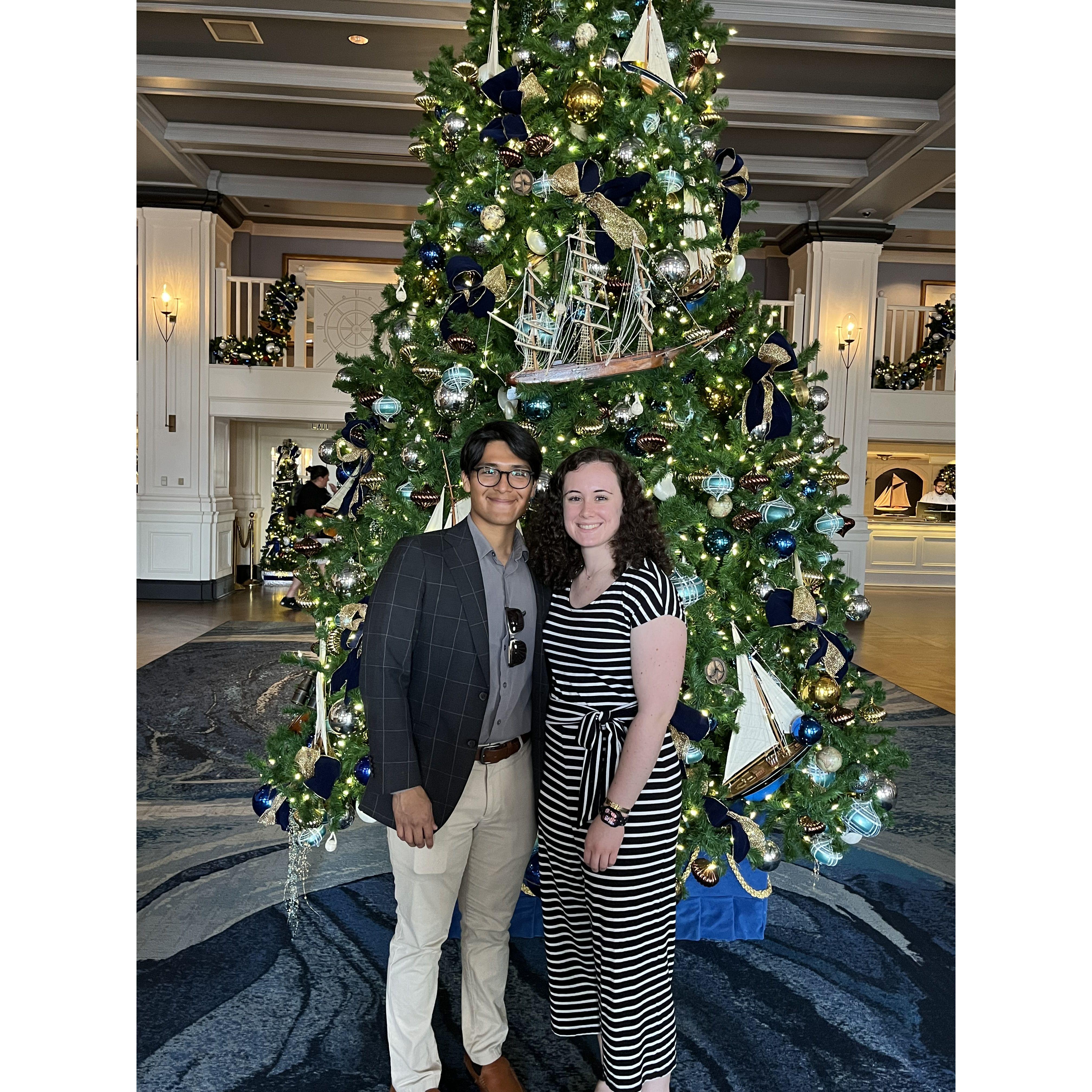 Thanksgiving Dinner at Disney's Yacht Club Resort at Walt Disney World, November 2022