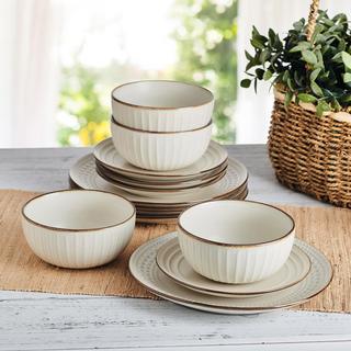 Janelle 12-Piece Dinnerware Set, Service for 4