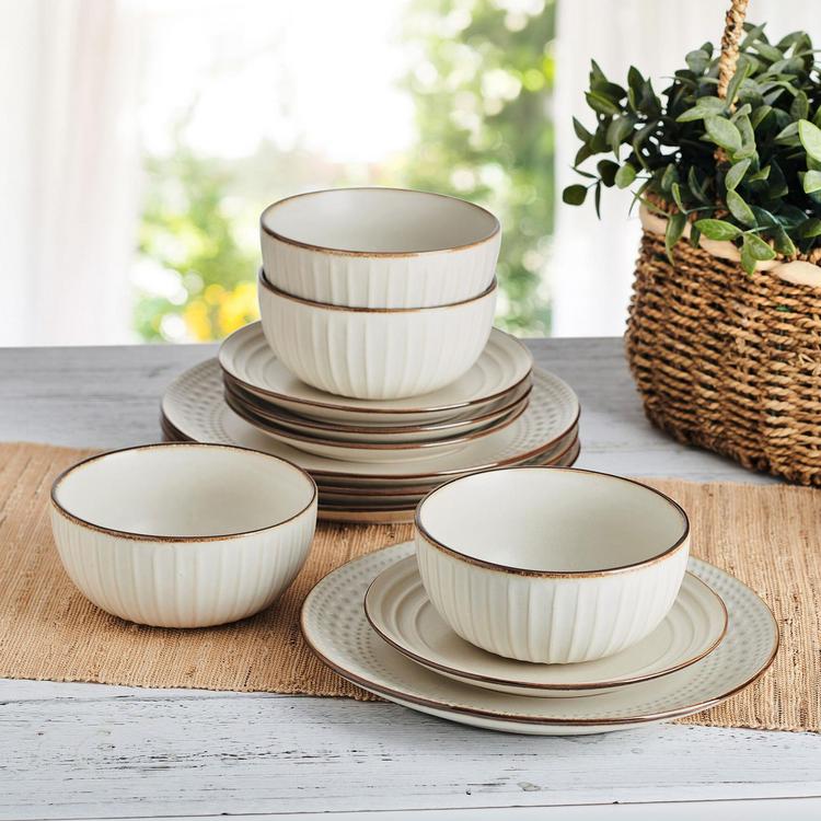 Pfaltzgraff, Janelle 12-Piece Dinnerware Set, Service for 4 | Zola