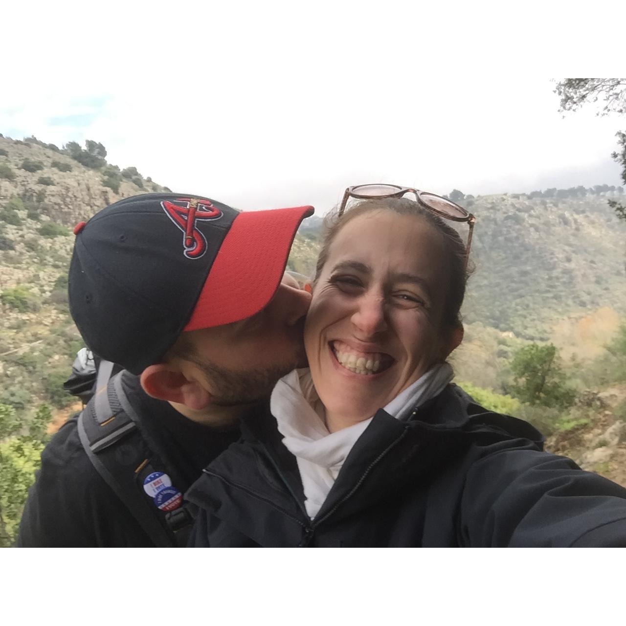 Surprise kiss!