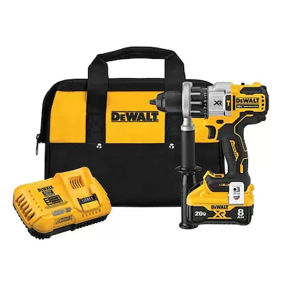 DEWALT XR POWER DETECT 1/2-in 20-Volt Max Variable Speed Brushless Cordless Hammer Drill (1-Battery Included)