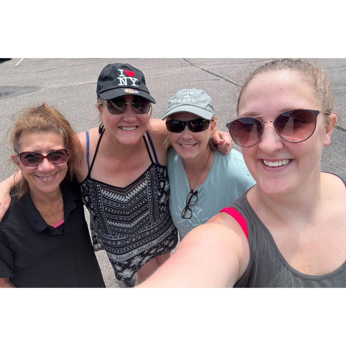 Celebrating the engagement on our Hillsboro girl's weekend.