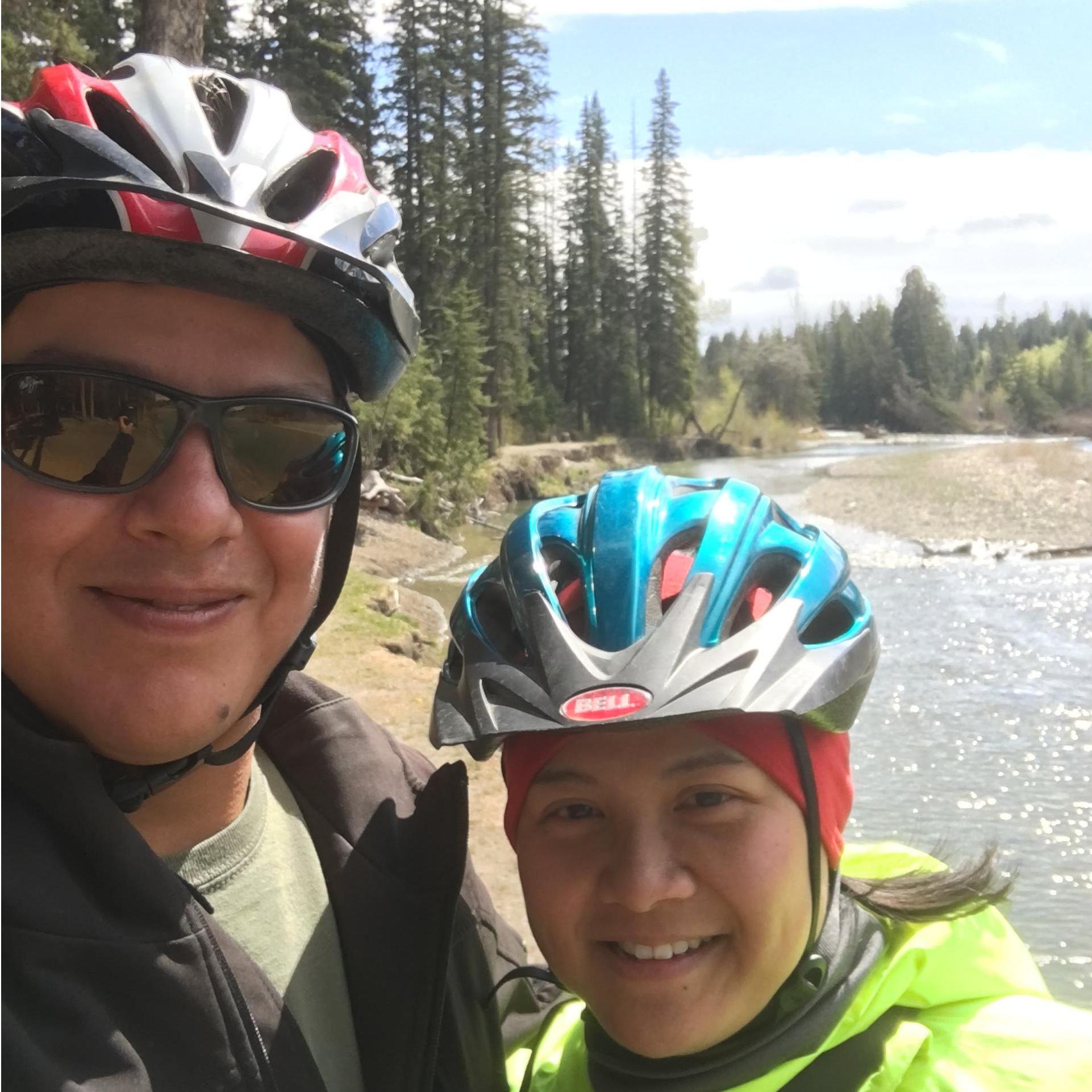 Bike ride around Fish Creek park